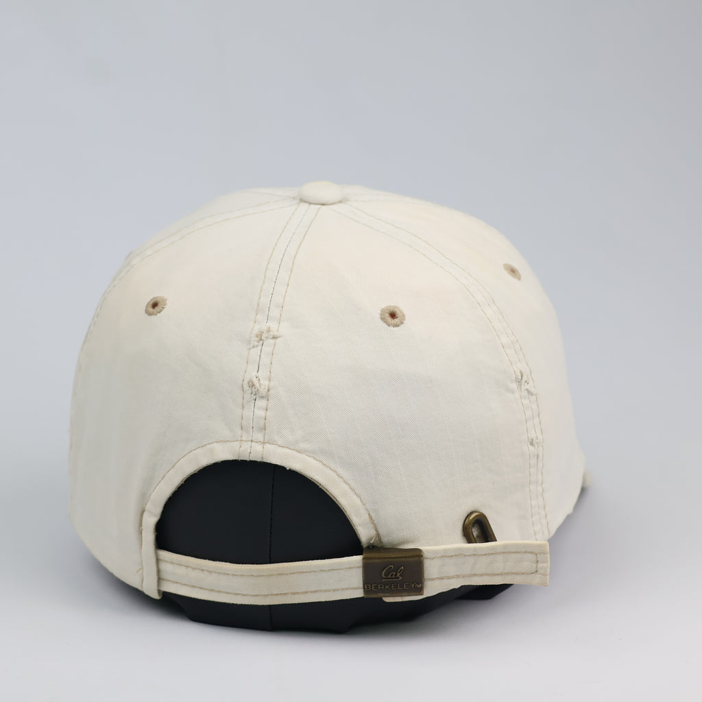 Vintage UC Berkeley Cal "Original" Distressed Cream Baseball Thrifted Cap