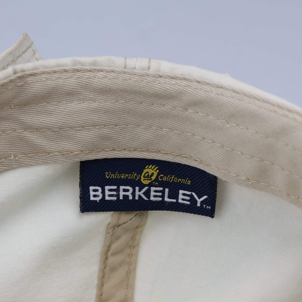 Vintage UC Berkeley Cal "Original" Distressed Cream Baseball Thrifted Cap