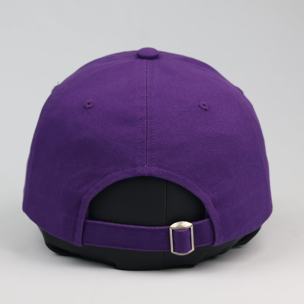 "It's Natural. Period." Purple Embroidered Dad Thrifted Hat