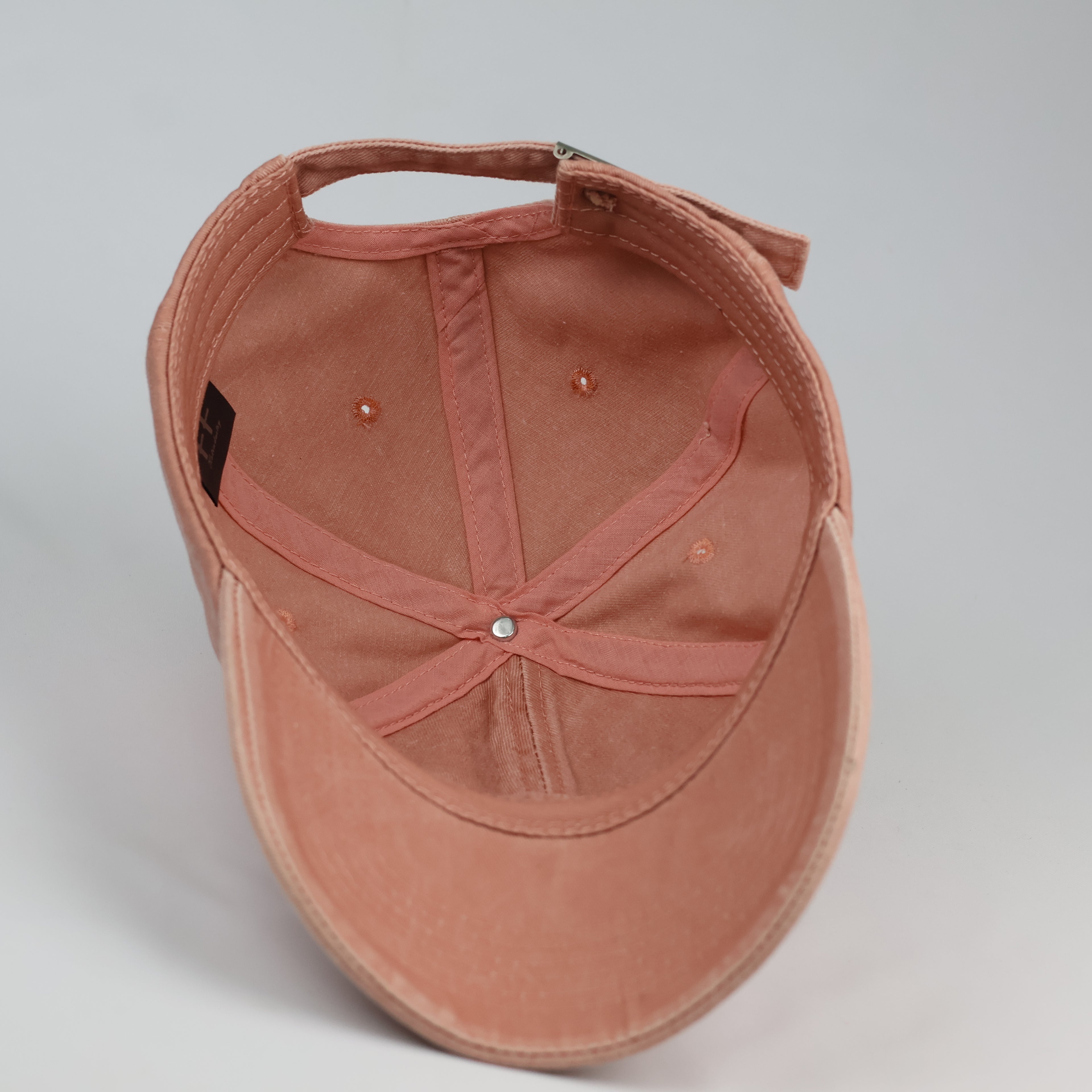Vintage Peach Pink "The Space Visitor" Baseball THrifted Cap | Retro 1988