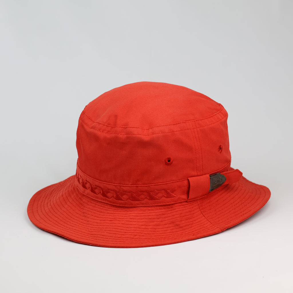 Retro Scarlet Outdoor Safari Thrifted Hat – Premium Korean Thrift