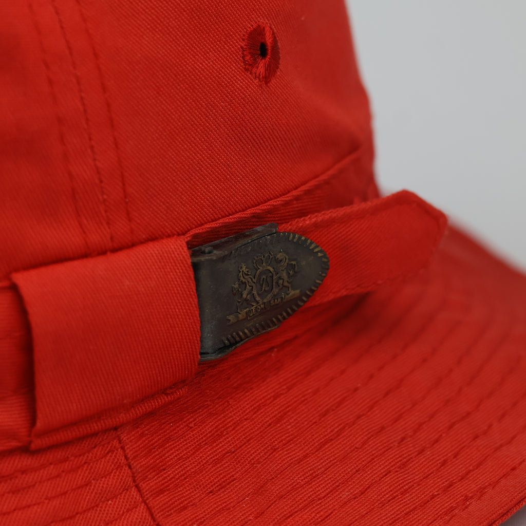 Retro Scarlet Outdoor Safari Thrifted Hat – Premium Korean Thrift