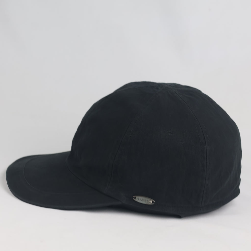 Thrifted Mayser Aquastop Black Water-Resistant Fitted Cap (Size 57) | 10608