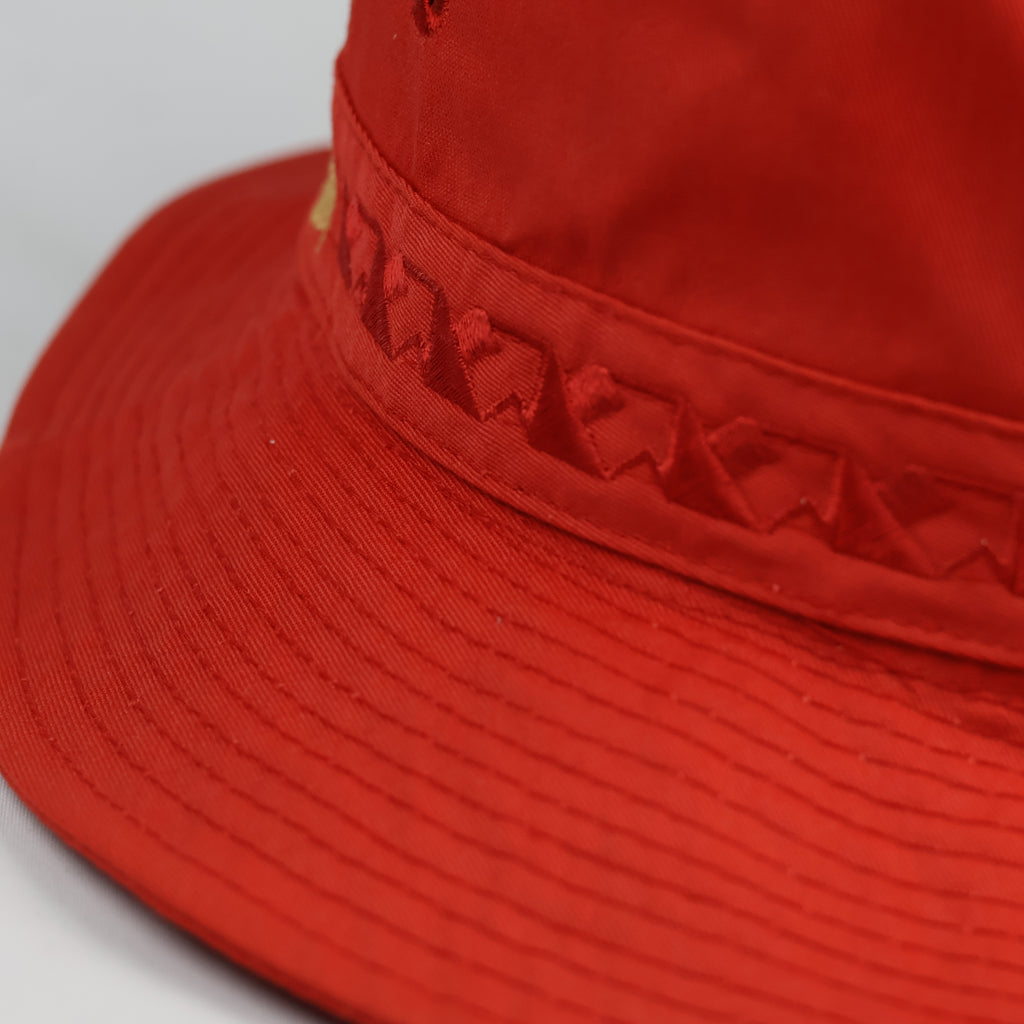 Retro Scarlet Outdoor Safari Thrifted Hat – Premium Korean Thrift