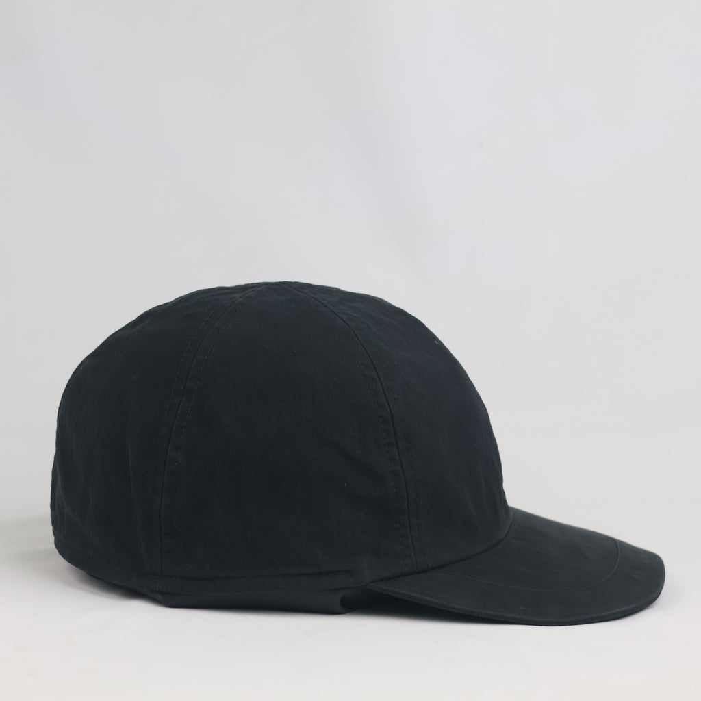 Thrifted Mayser Aquastop Black Water-Resistant Fitted Cap (Size 57) | 10608