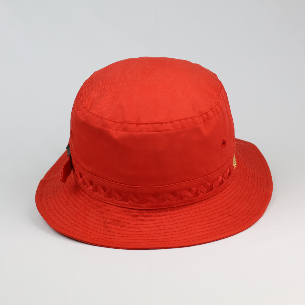 Retro Scarlet Outdoor Safari Thrifted Hat – Premium Korean Thrift