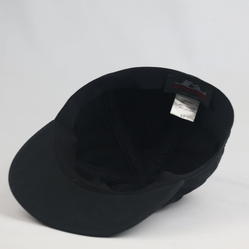 Thrifted Mayser Aquastop Black Water-Resistant Fitted Cap (Size 57) | 10608