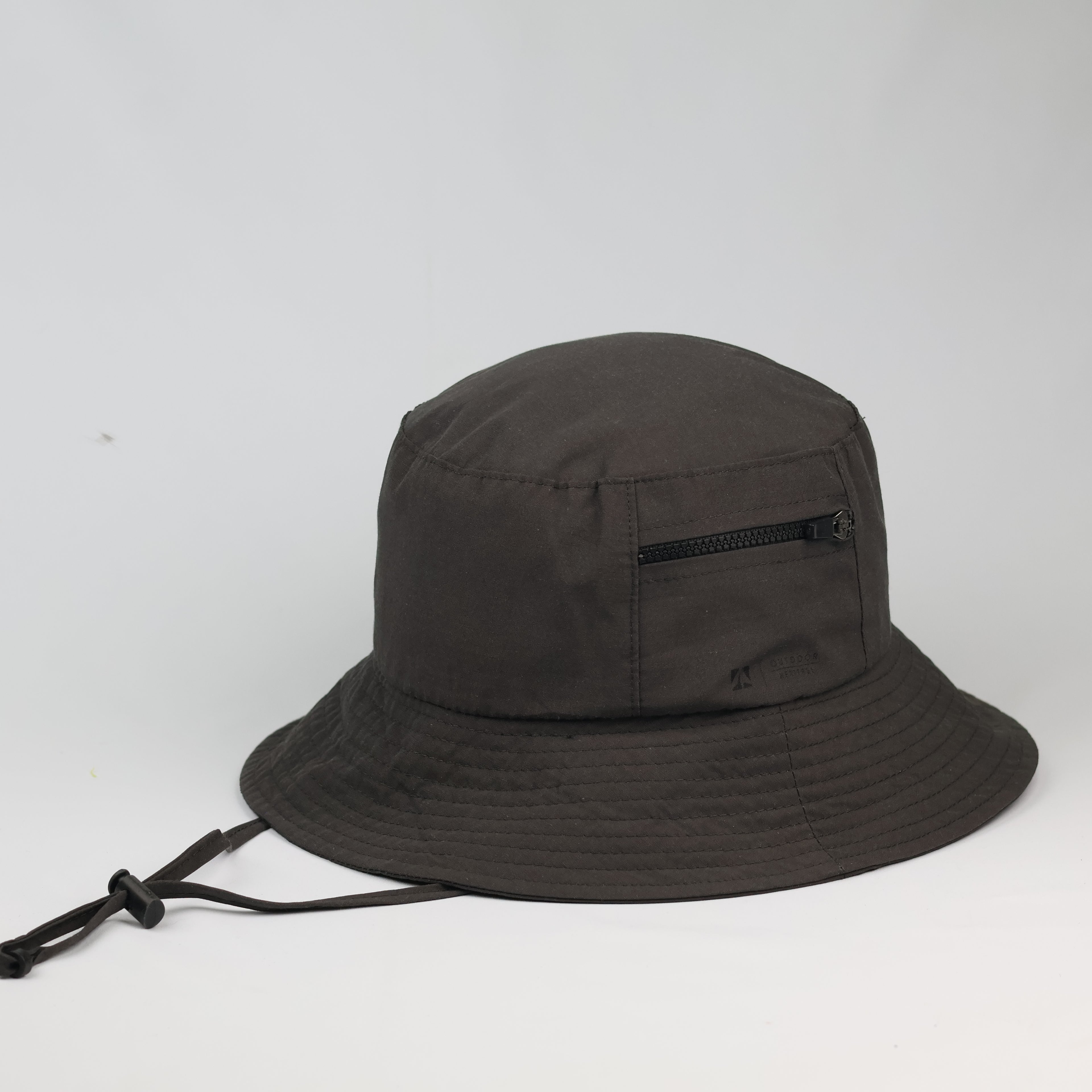 Utility Nylon Bucket Thrifted Hat | Water-Resistant Technical Headwear