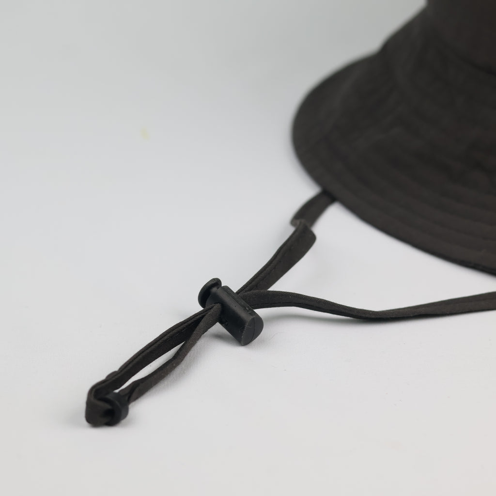 Utility Nylon Bucket Thrifted Hat | Water-Resistant Technical Headwear