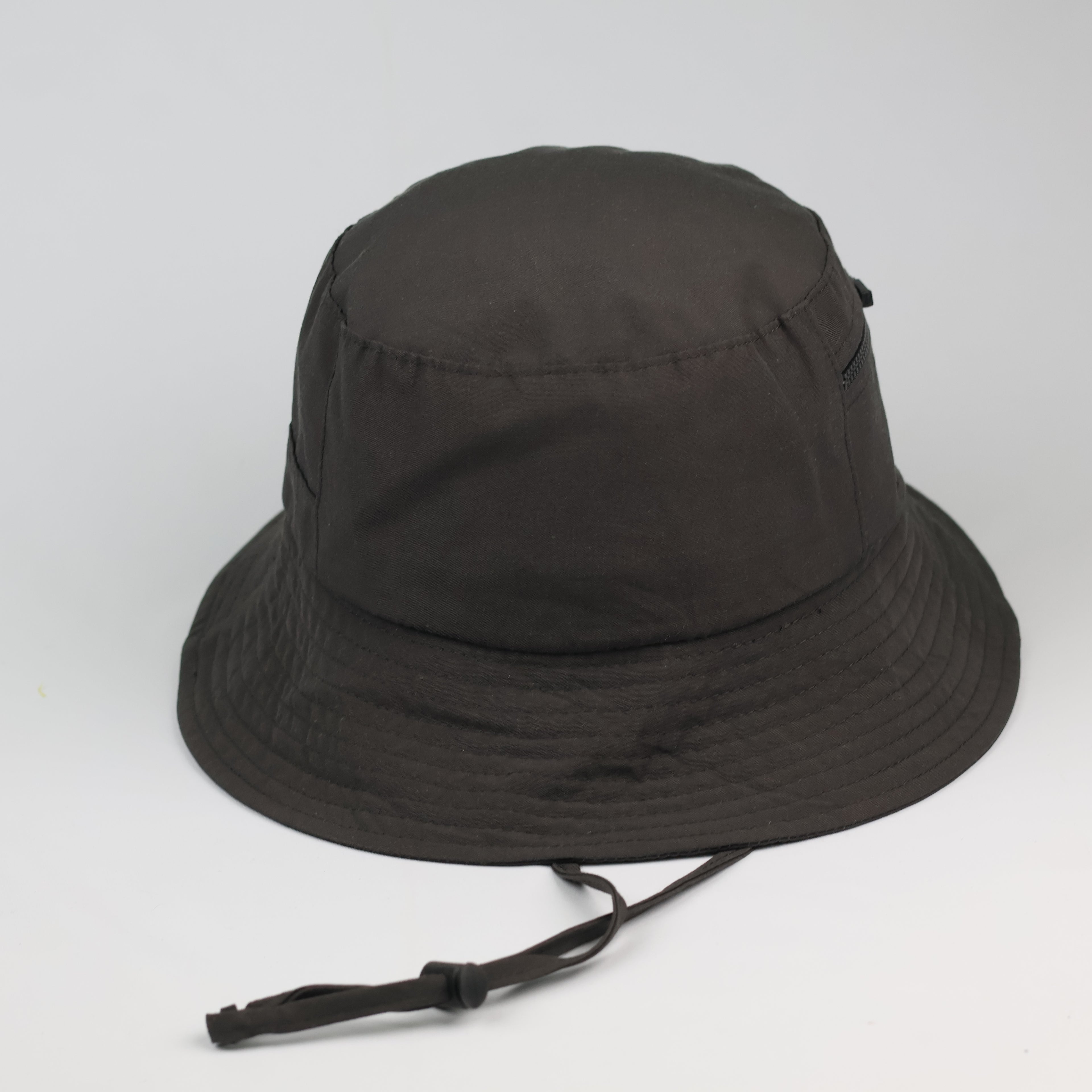 Utility Nylon Bucket Thrifted Hat | Water-Resistant Technical Headwear
