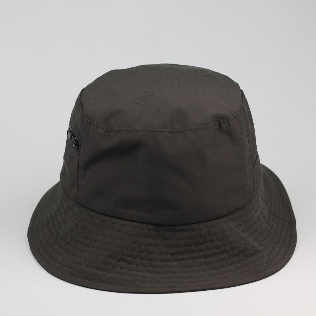 Utility Nylon Bucket Thrifted Hat | Water-Resistant Technical Headwear