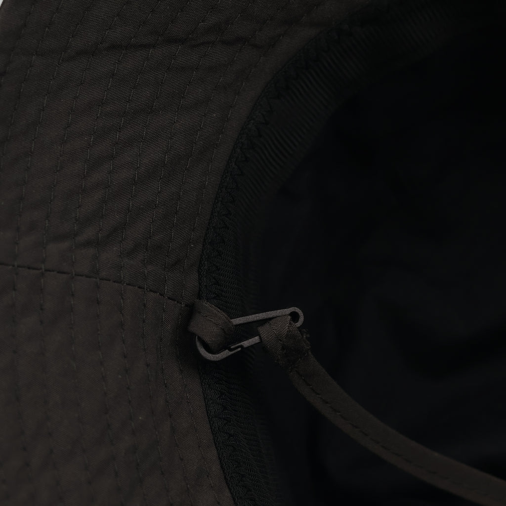 Utility Nylon Bucket Thrifted Hat | Water-Resistant Technical Headwear