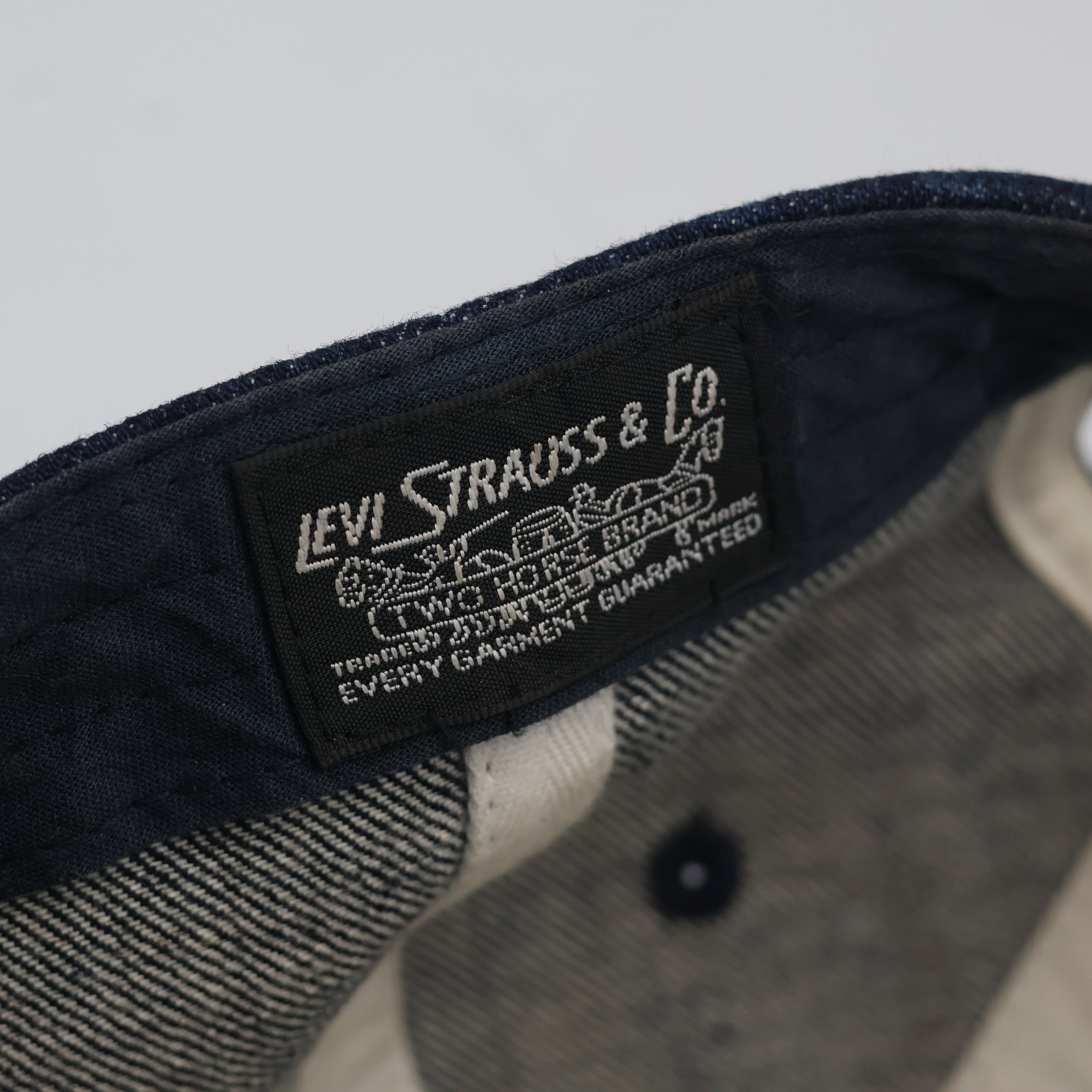 Vintage Levi’s Dark Wash Denim Baseball Thrifted Cap