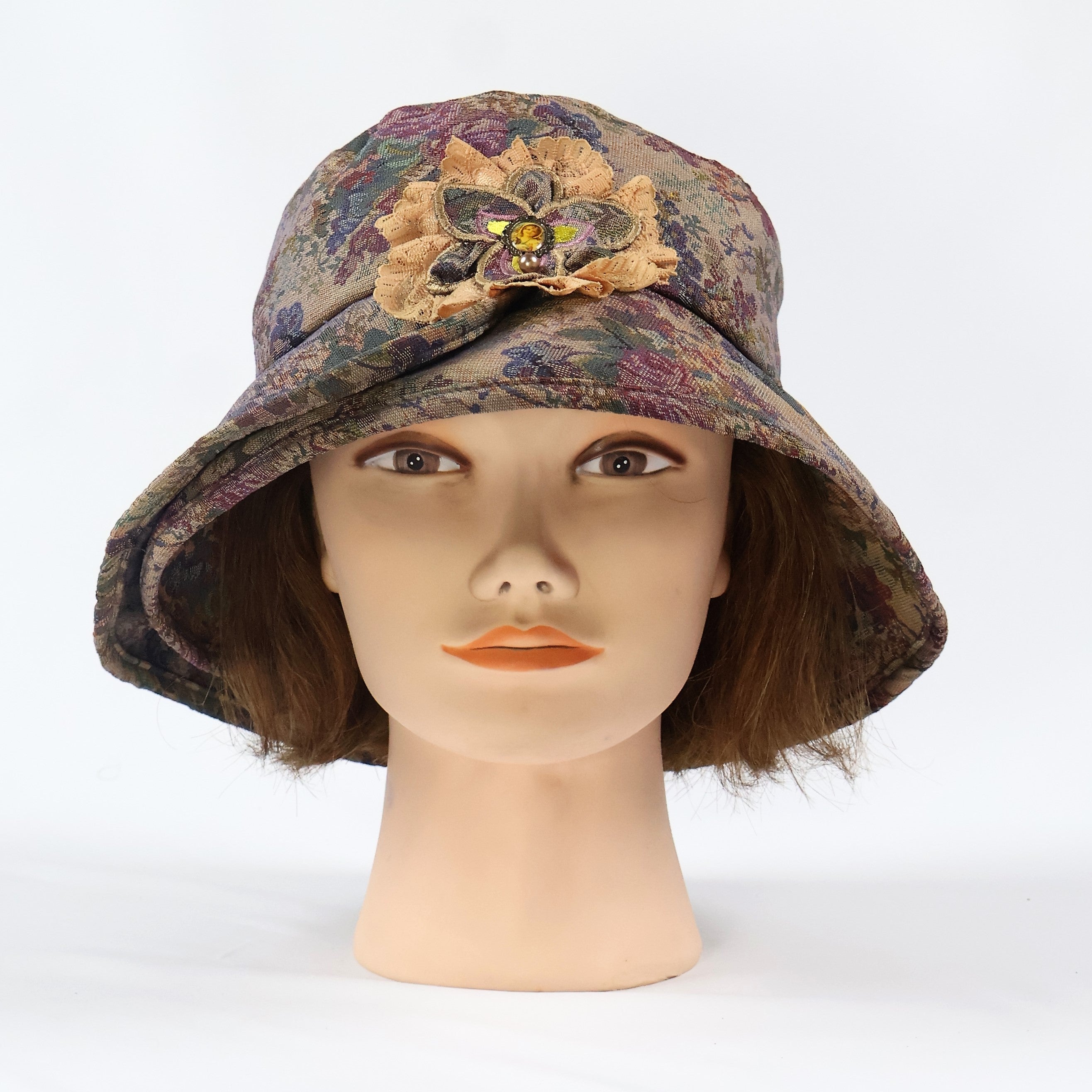 Romantic Cottagecore Floral Hat