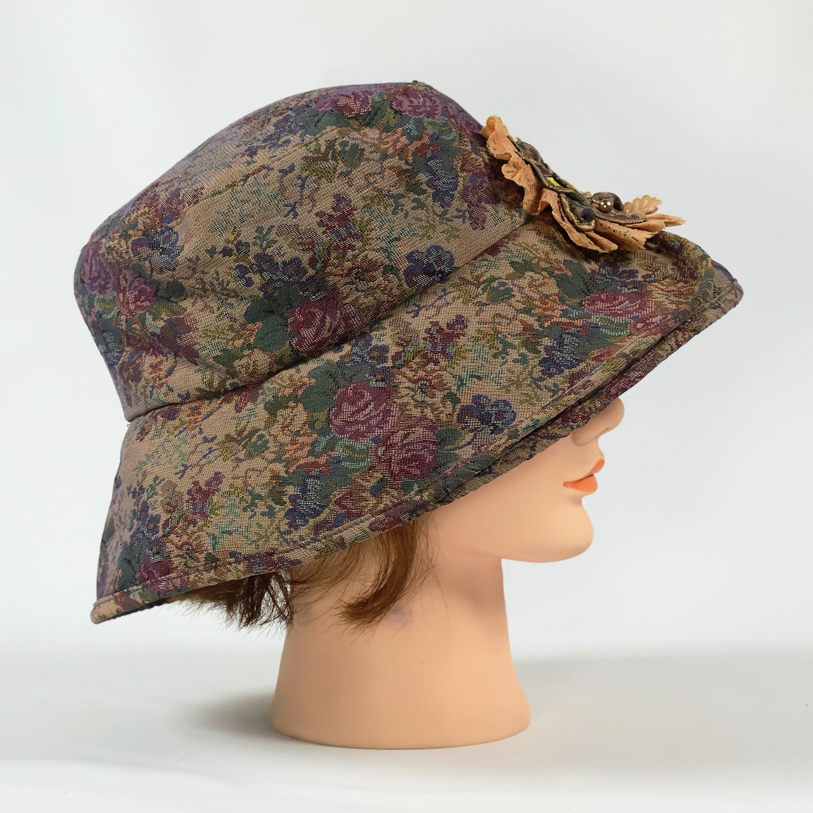 Romantic Cottagecore Floral Hat
