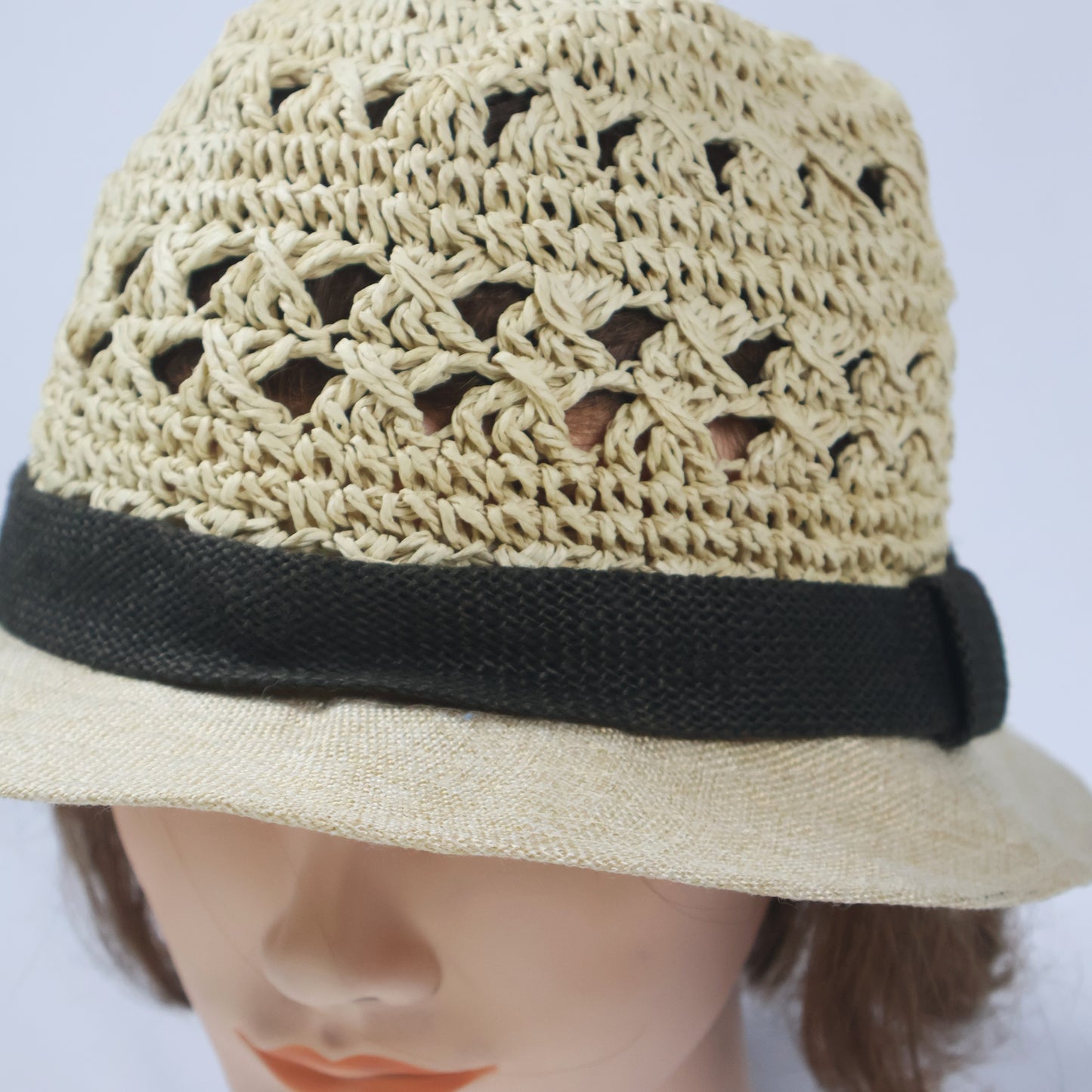 The Riviera Sun Hat | Vintage-Style Mixed-Media Cloche