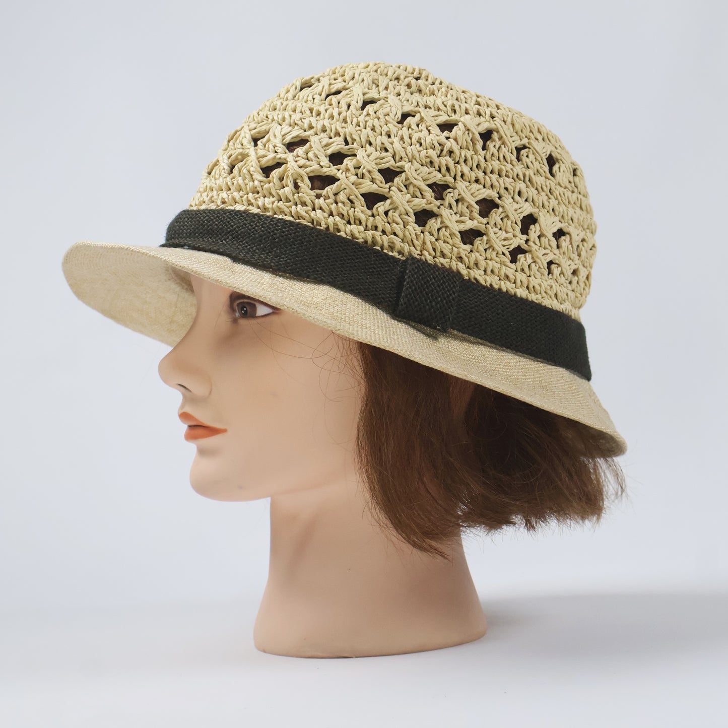 The Riviera Sun Hat | Vintage-Style Mixed-Media Cloche