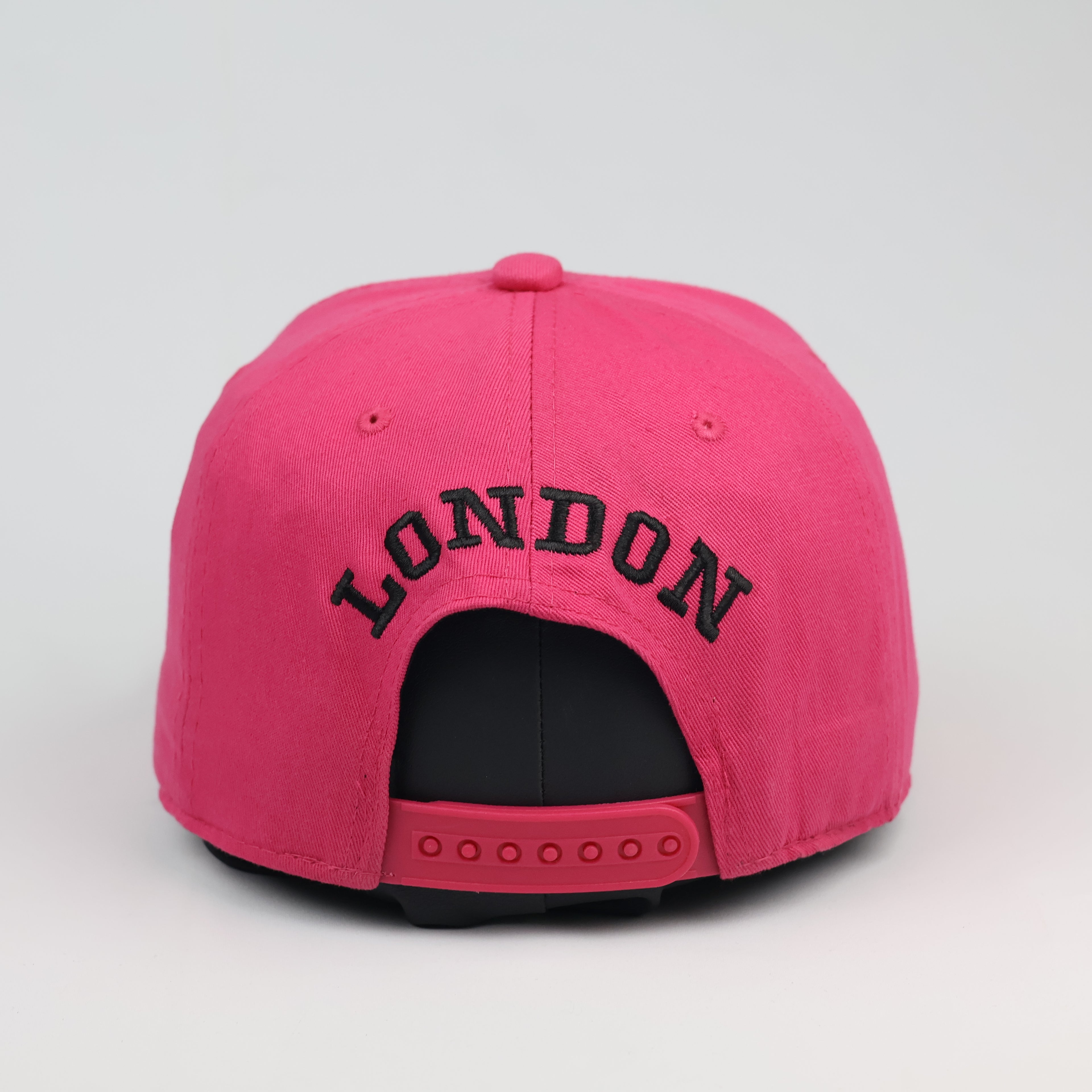 Vintage London City Logo Hat | Floral Flat Brim Thrifted Snapback