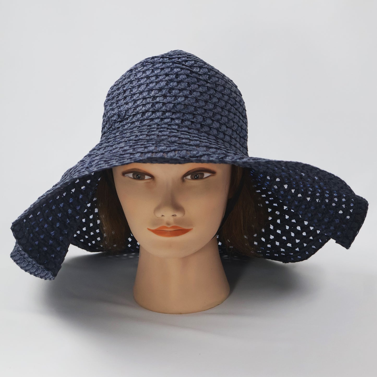 Glamorous Navy Blue Floppy Sun Hat | Extra Wide Brim