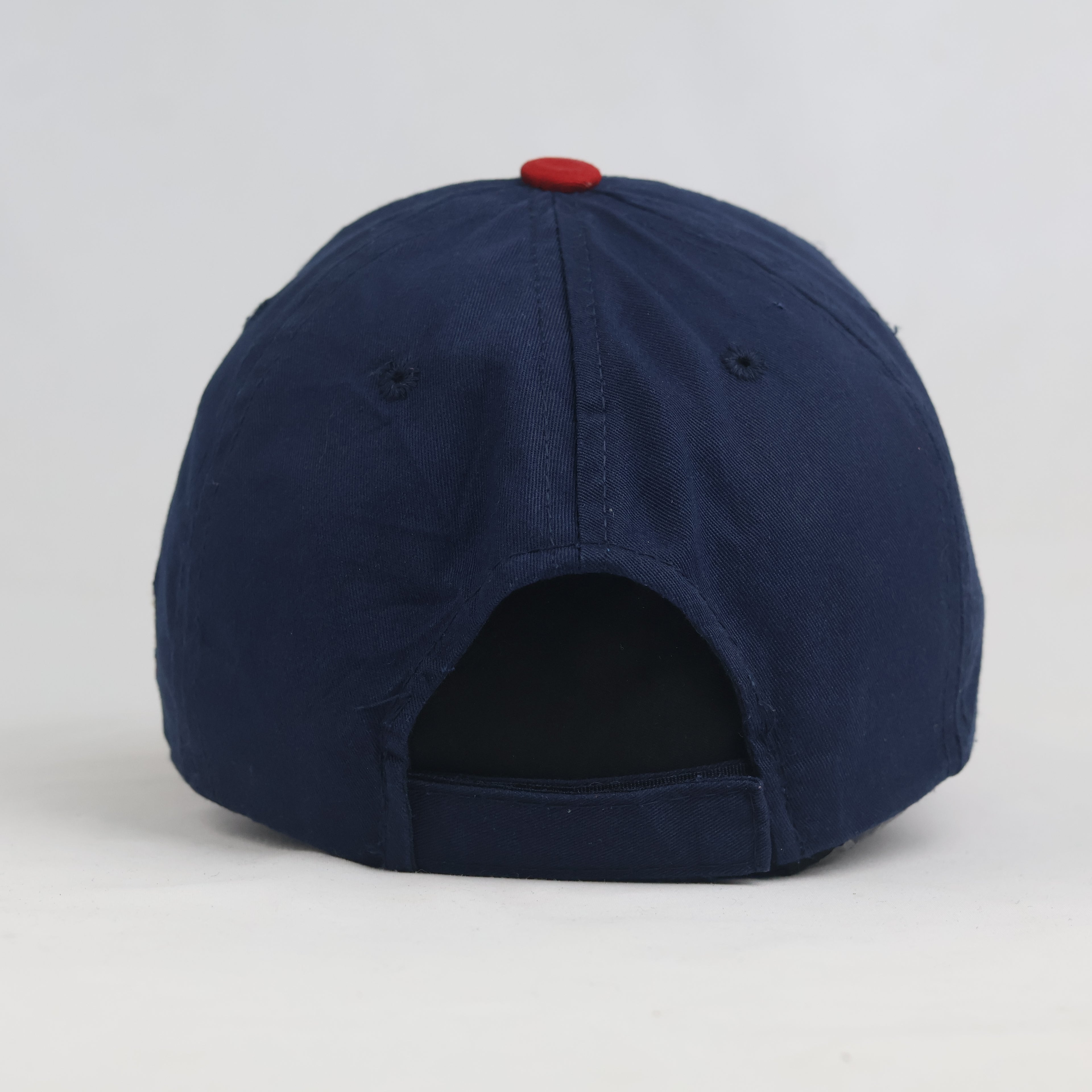 Vintage Cleveland Indians Chief Wahoo MLB Hat | Navy Red Strapback Cap