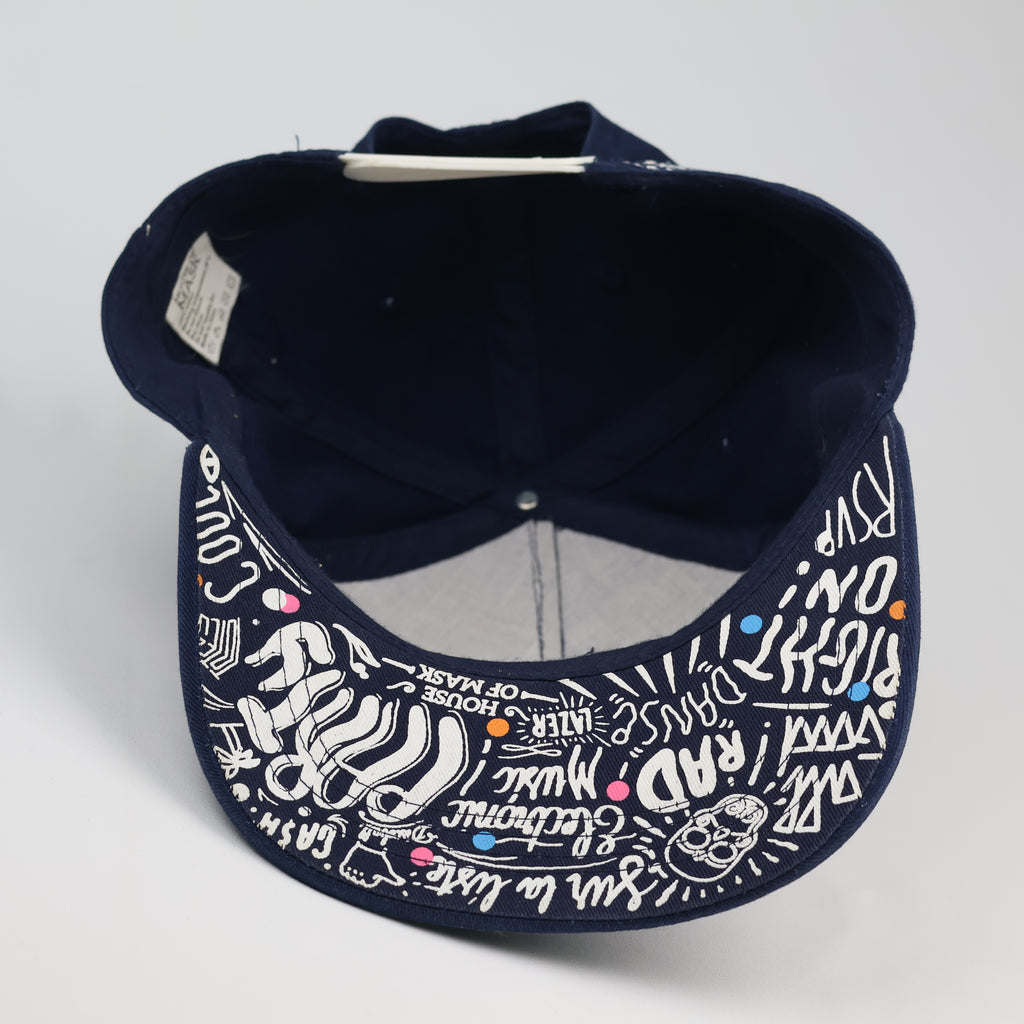 House of Mask by Studiobüro Navy Thrifted Snapback