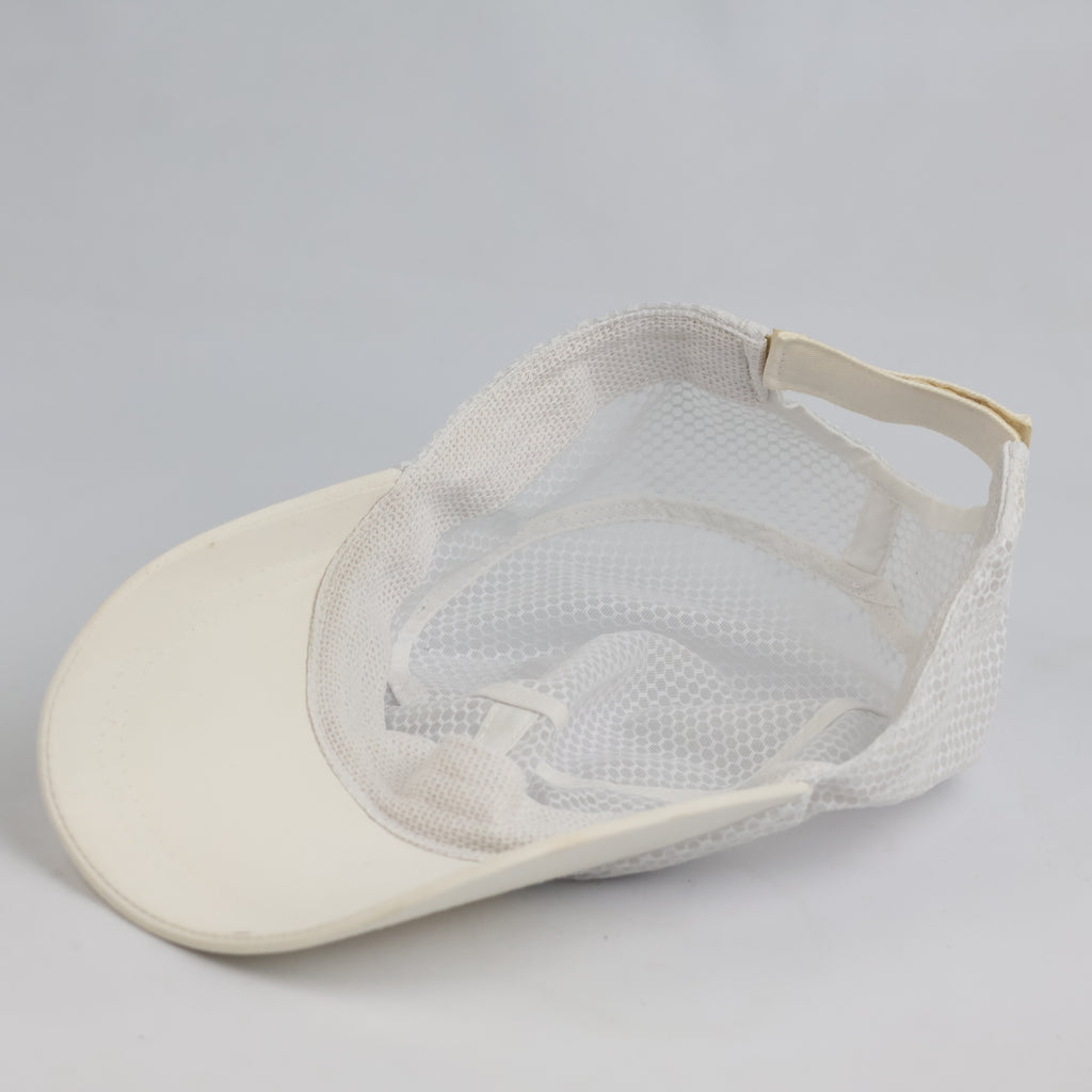 Vintage JS Golf Cream Breathable Mesh Military Cap | Outdoor Sports Sun Hat