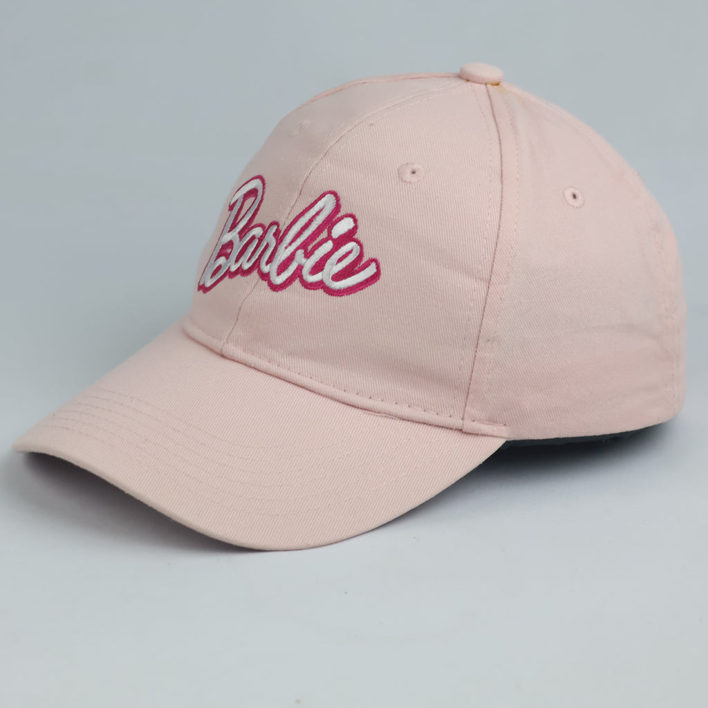 Barbie Logo Light Pink Baseball Cap - House Brand Script Strapback Hat