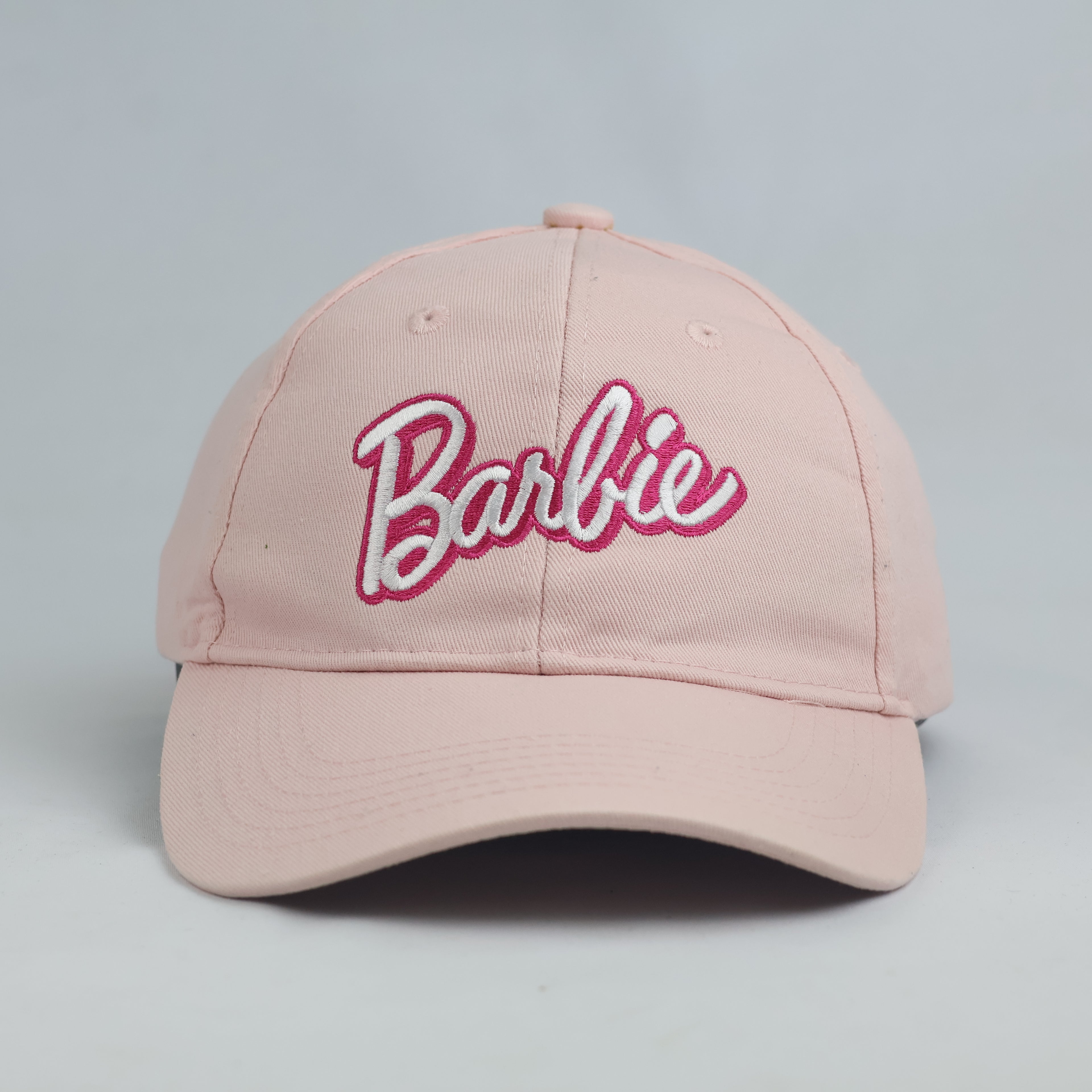 Barbie Logo Light Pink Baseball Cap - House Brand Script Strapback Hat