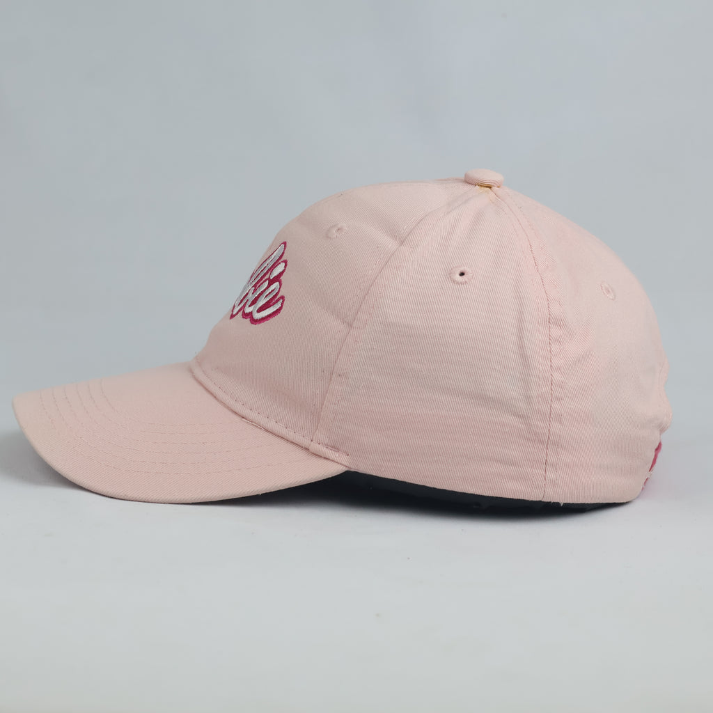Barbie Logo Light Pink Baseball Cap - House Brand Script Strapback Hat