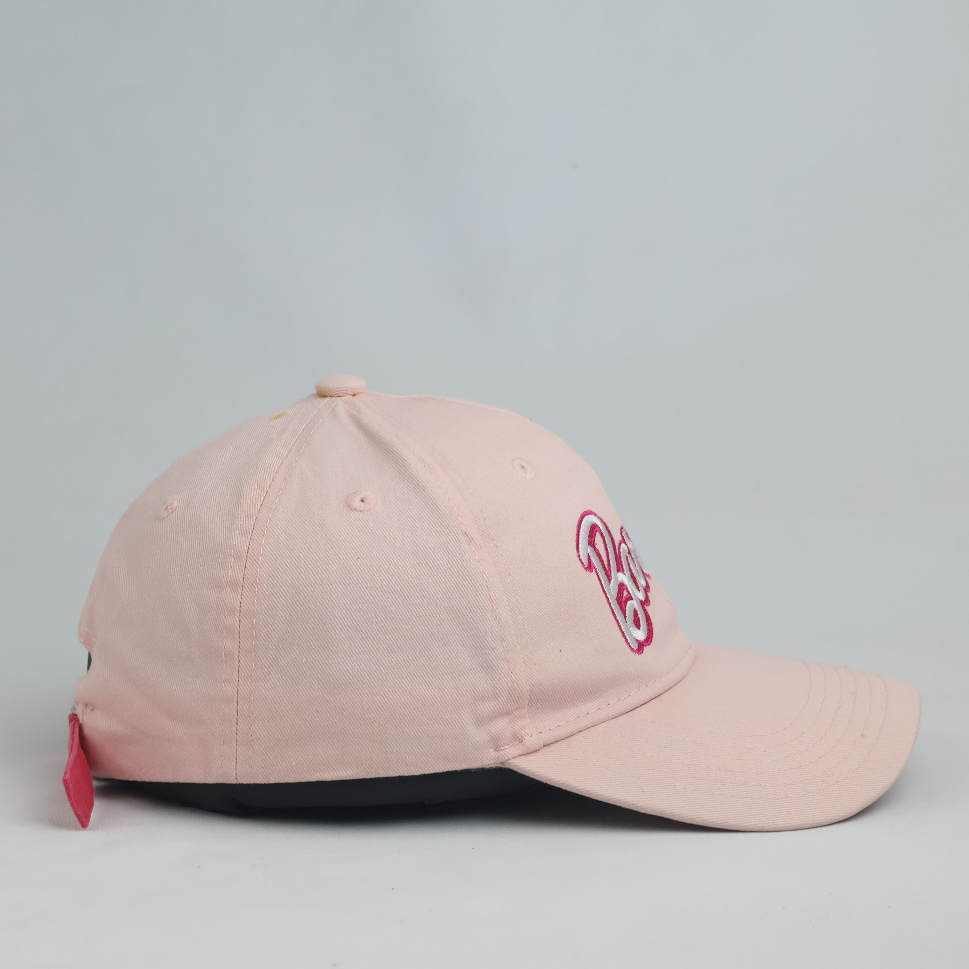 Barbie Logo Light Pink Baseball Cap - House Brand Script Strapback Hat