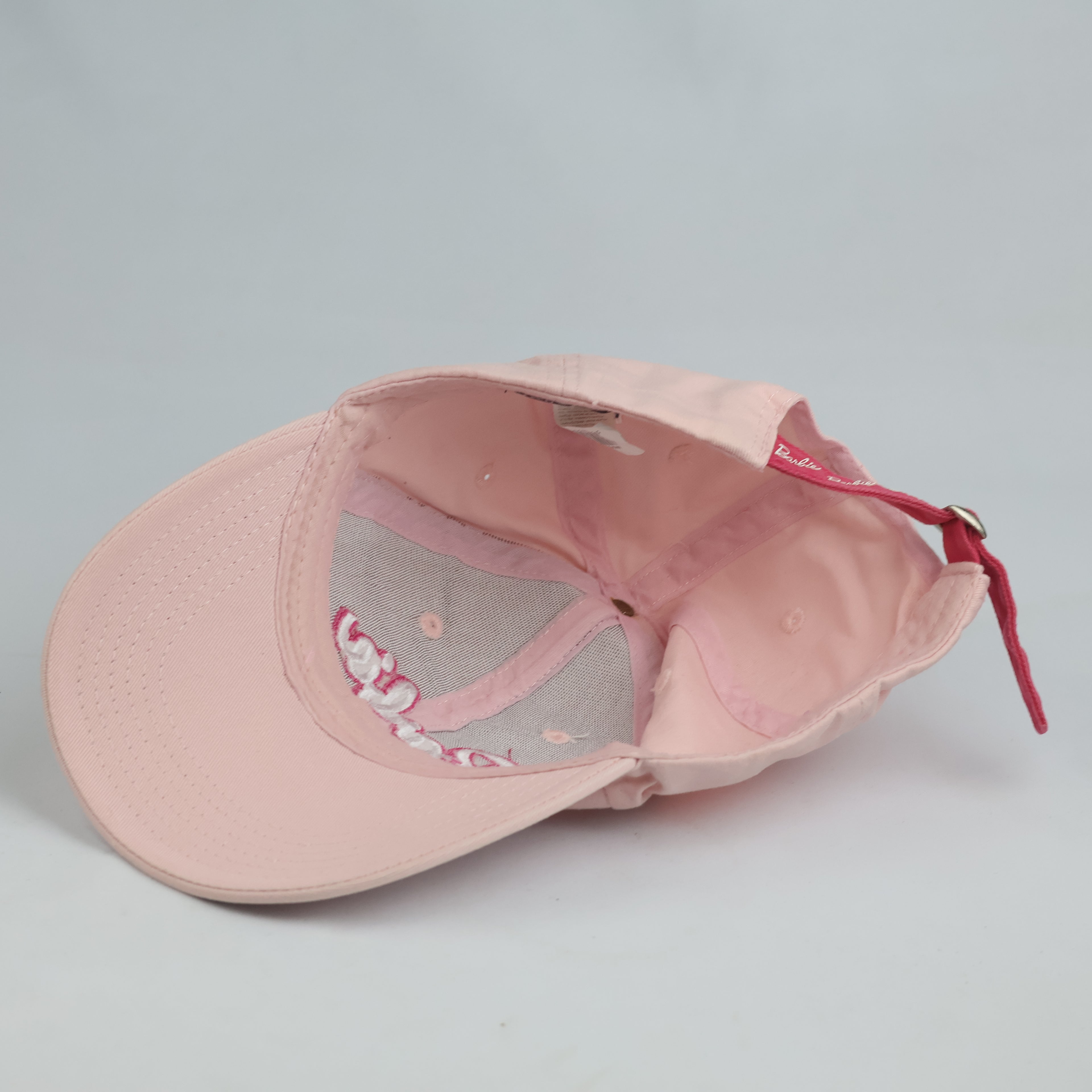 Barbie Logo Light Pink Baseball Cap - House Brand Script Strapback Hat