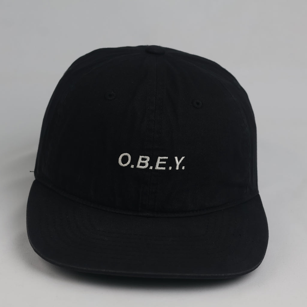 Thrifted OBEY Flat Brim Snapback Hat (56-58cm) | 10358