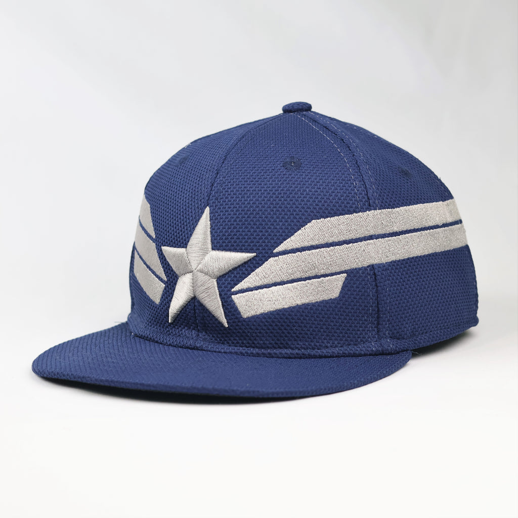 Official Marvel Captain America Uniform Logo Thrifted Hat