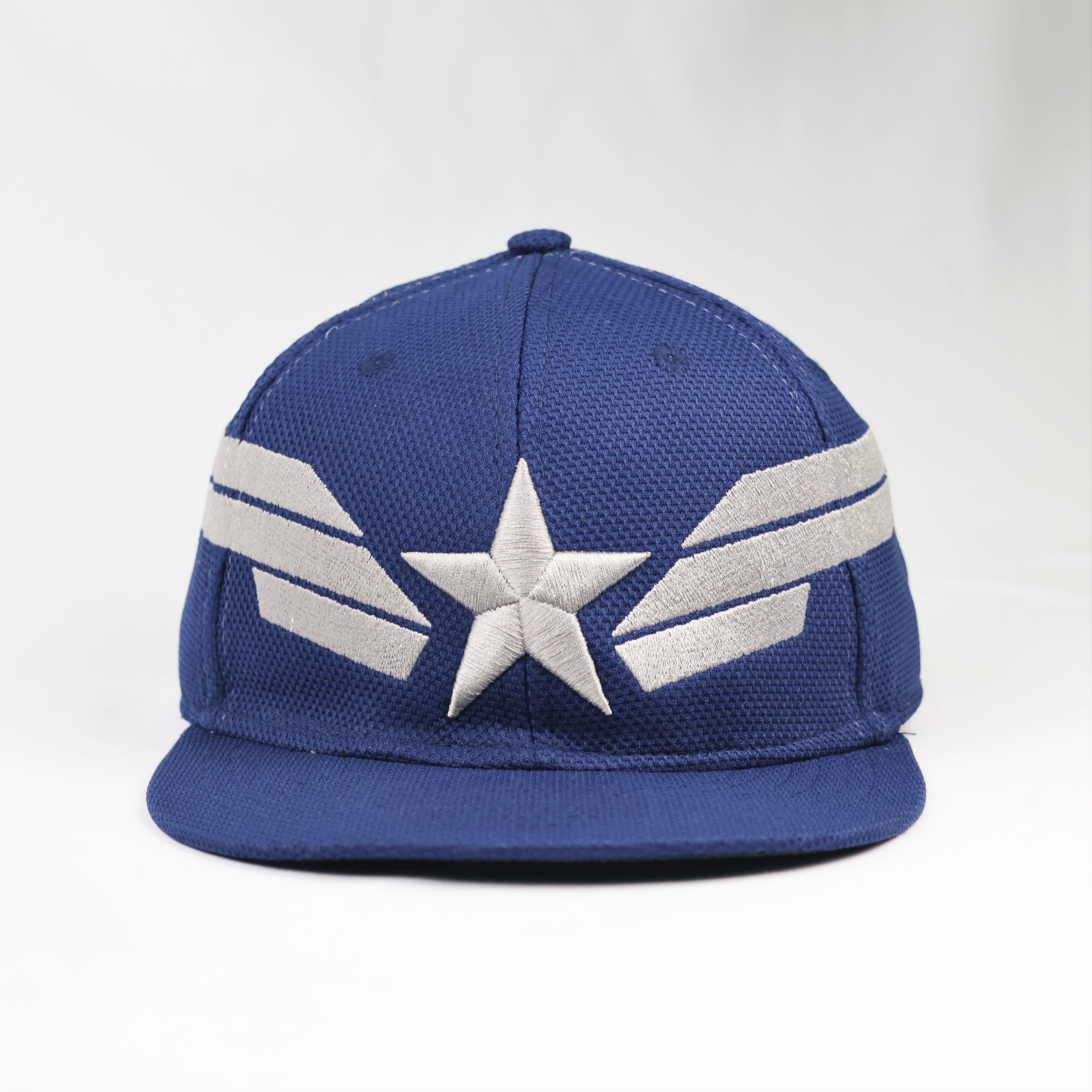 Official Marvel Captain America Uniform Logo Thrifted Hat