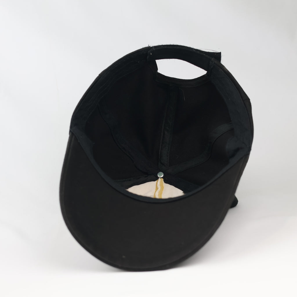 Cute Panda Face Baseball Cap with Plush Ears | Black & White Unisex Hat