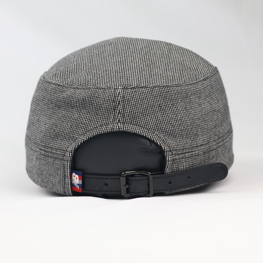 Official New Balance Grey Cadet Thrifted Hat - Faux Leather Bill & Braided Detail