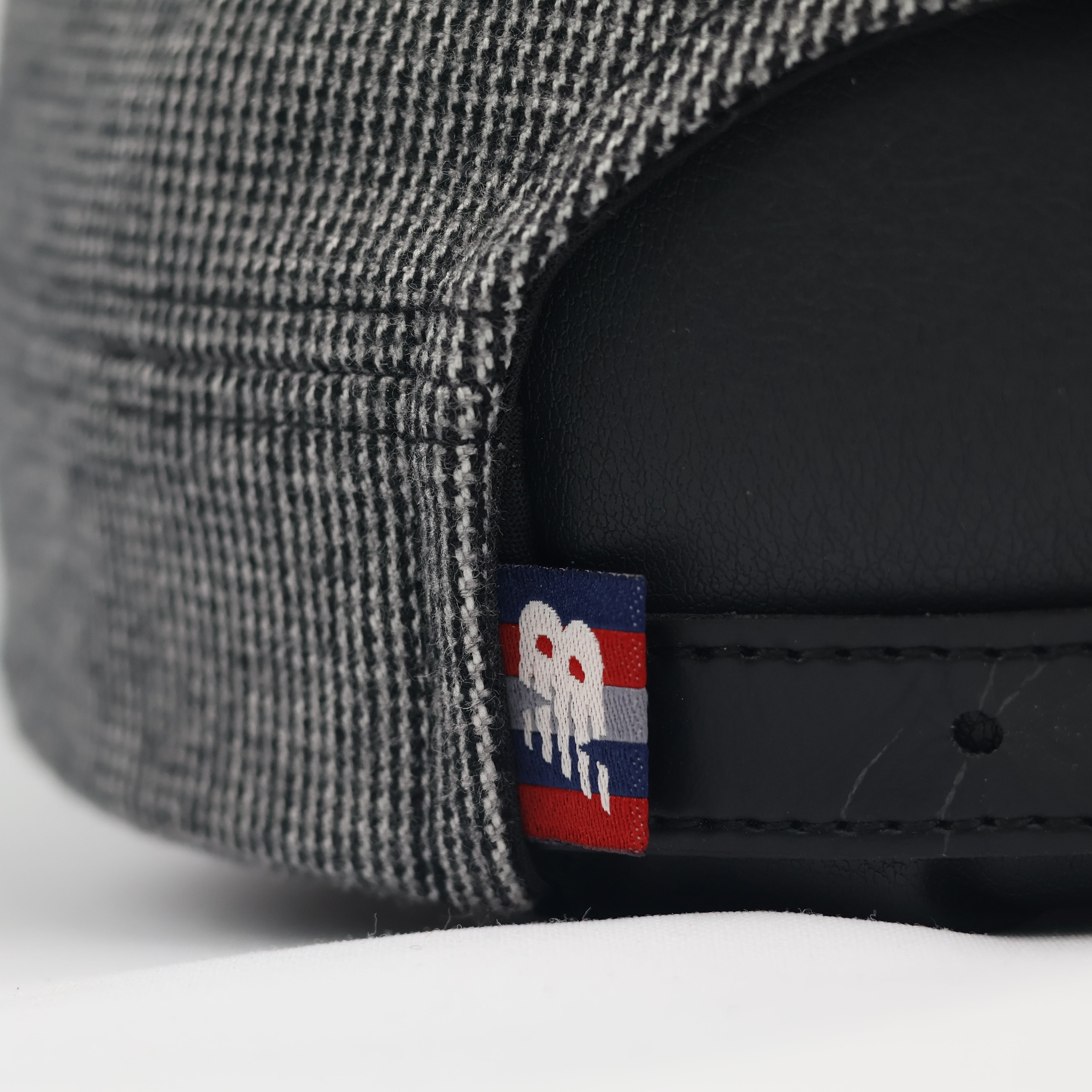 Official New Balance Grey Cadet Thrifted Hat - Faux Leather Bill & Braided Detail