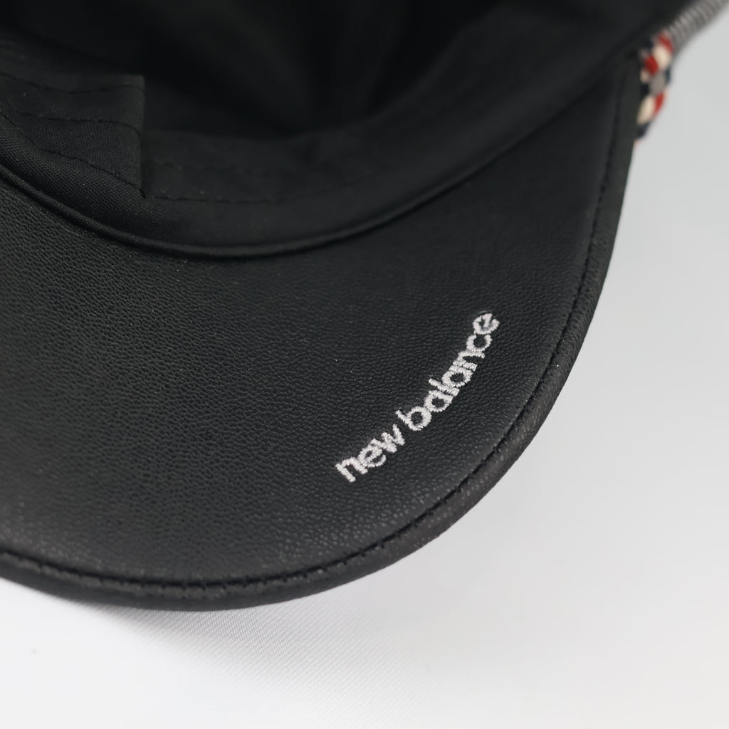 Official New Balance Grey Cadet Thrifted Hat - Faux Leather Bill & Braided Detail