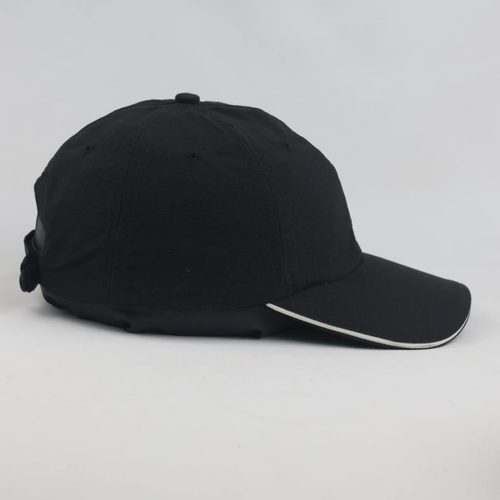 Thrifted Artengo Black Curved Brim Lightweight Tennis Cap