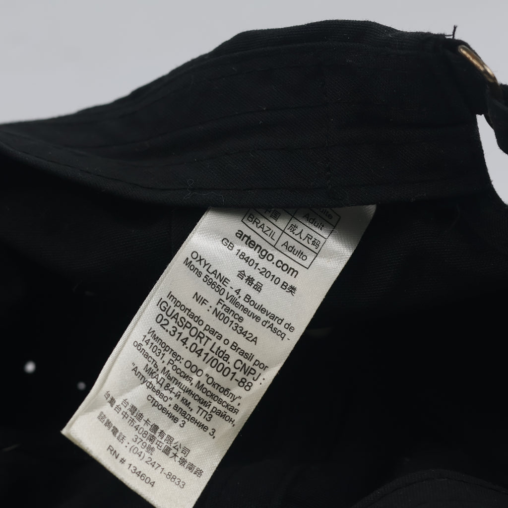 Thrifted Artengo Black Curved Brim Lightweight Tennis Cap