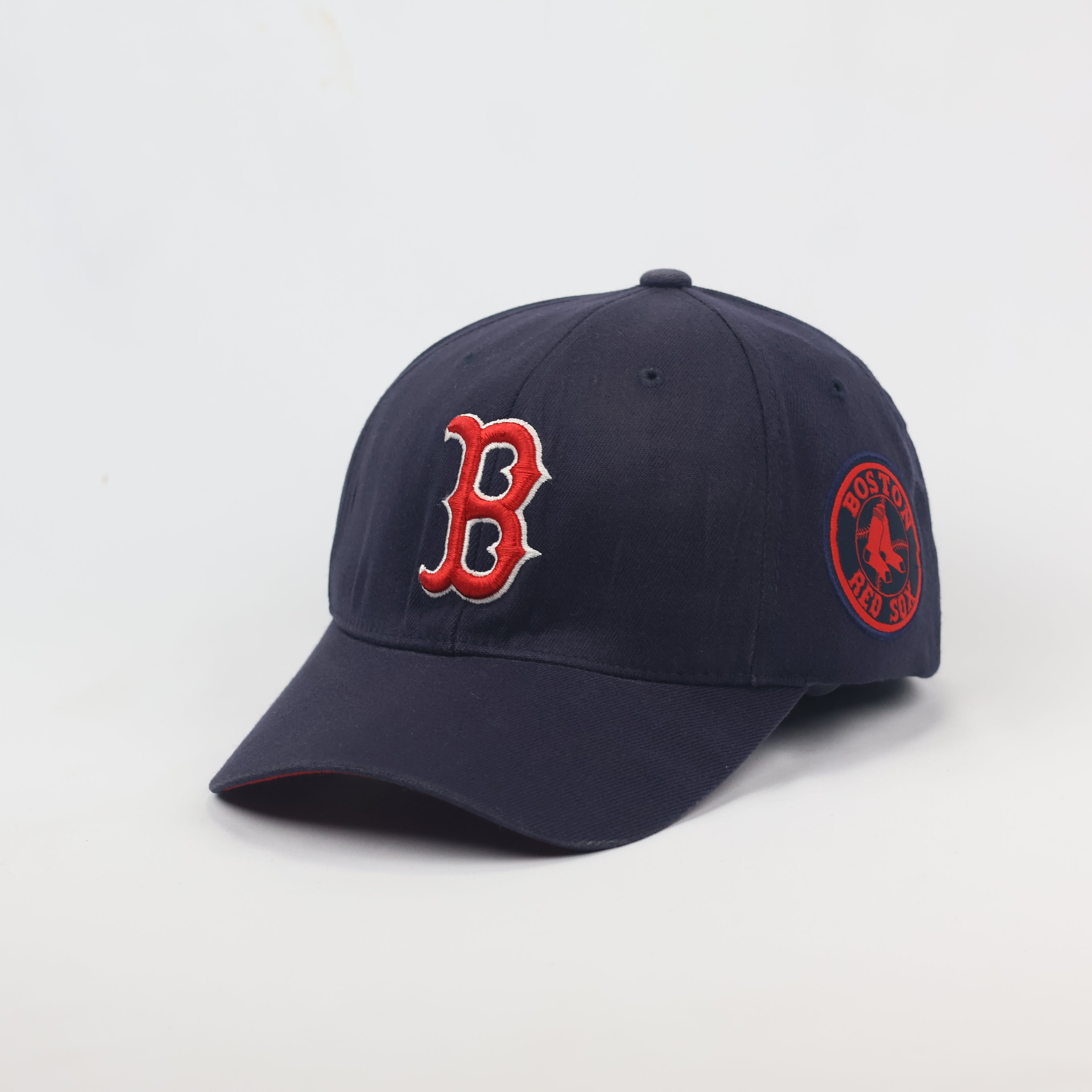 MLB Boston Red Sox Navy Baseball Thrifted  Cap - Embroidered "B" Logo Hat