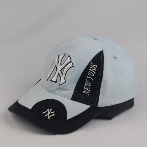 Sky Blue NY Yankees Embroidered Strapback Cap (Size 55-56 cm)