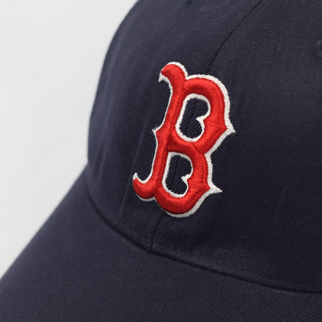 MLB Boston Red Sox Navy Baseball Thrifted  Cap - Embroidered "B" Logo Hat