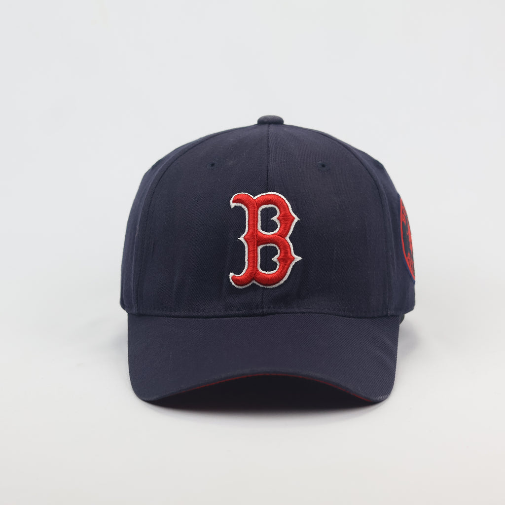 MLB Boston Red Sox Navy Baseball Thrifted  Cap - Embroidered "B" Logo Hat