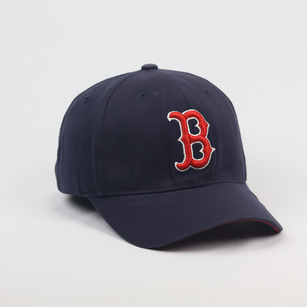 MLB Boston Red Sox Navy Baseball Thrifted  Cap - Embroidered "B" Logo Hat