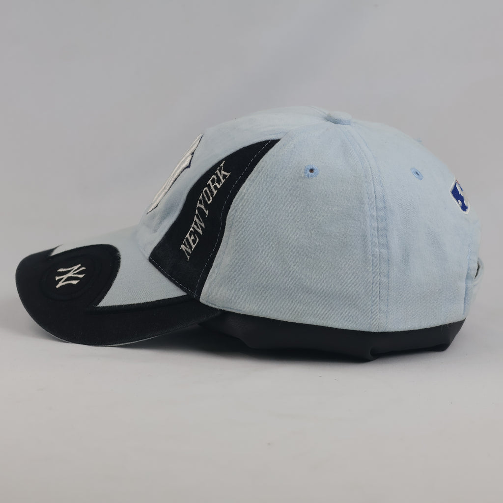Sky Blue NY Yankees Embroidered Strapback Cap (Size 55-56 cm)