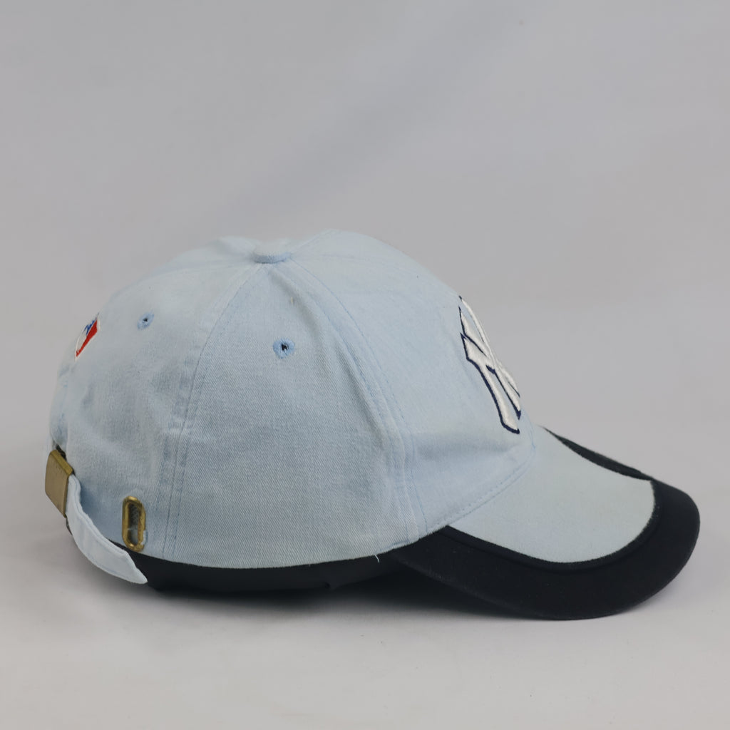 Sky Blue NY Yankees Embroidered Strapback Cap (Size 55-56 cm)