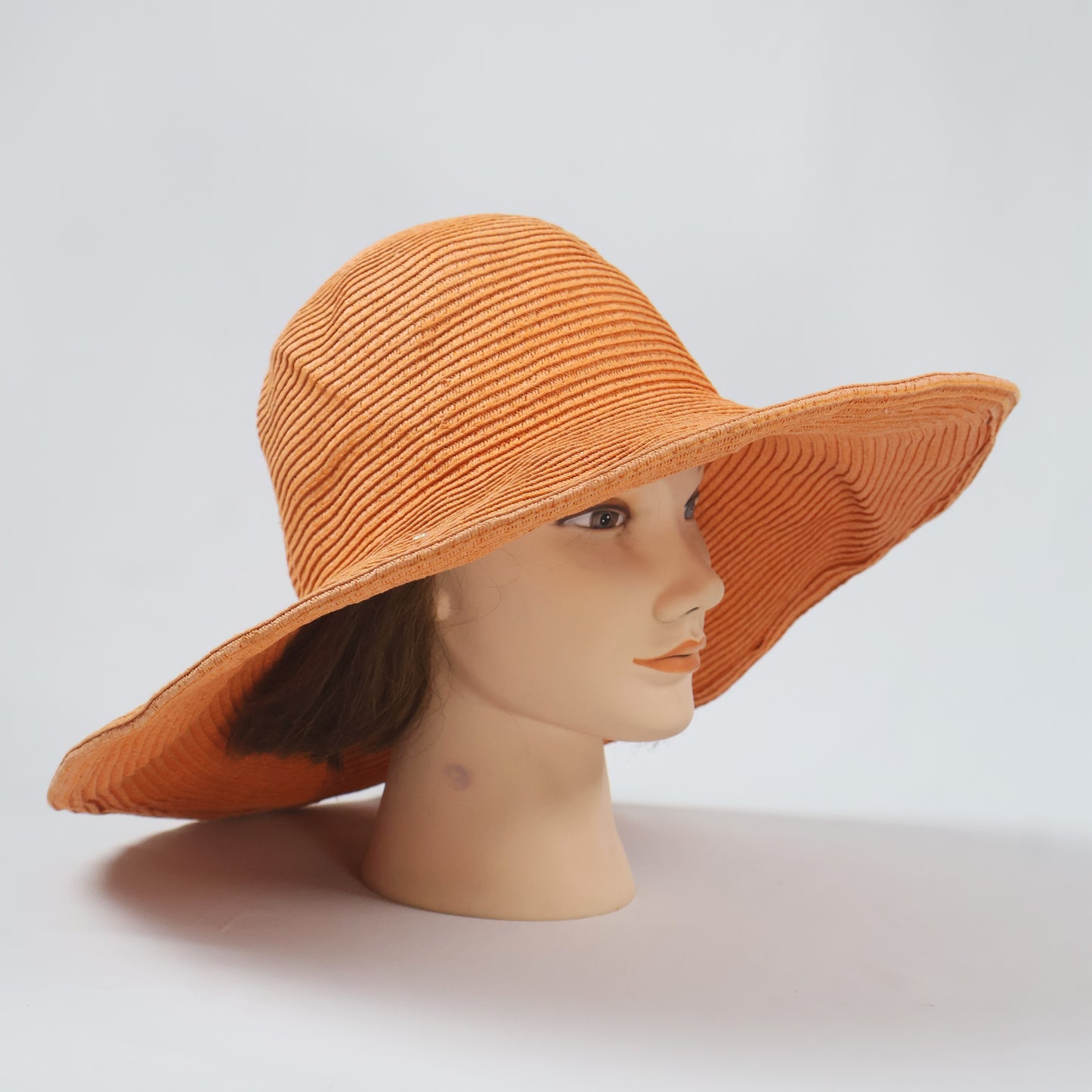 Glamorous Orange Floppy Sun Hat