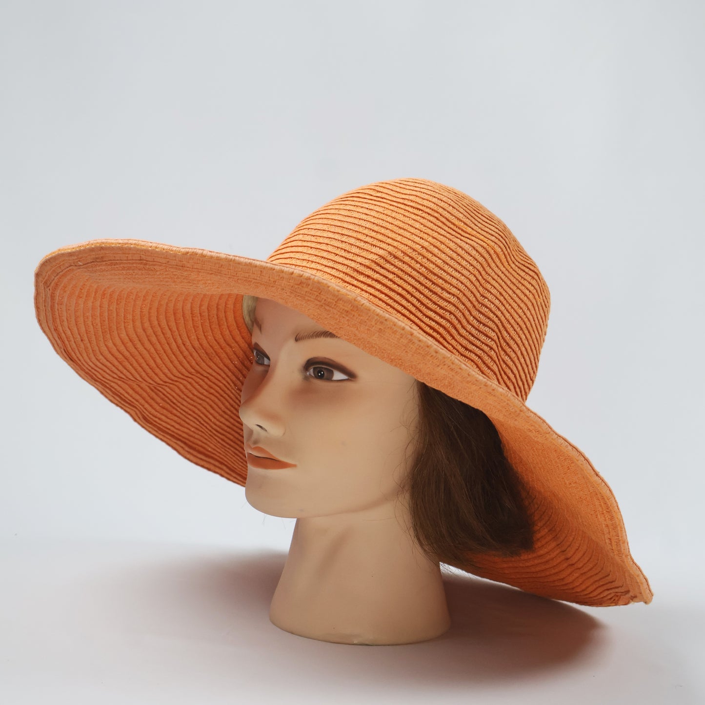 Glamorous Orange Floppy Sun Hat