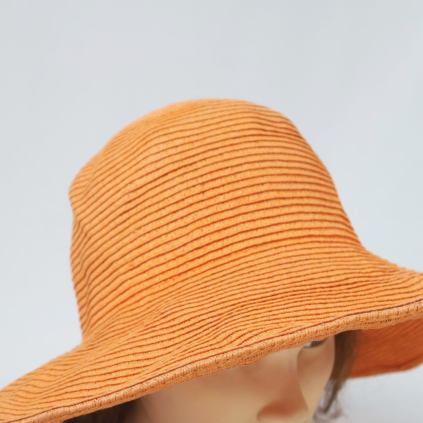 Glamorous Orange Floppy Sun Hat